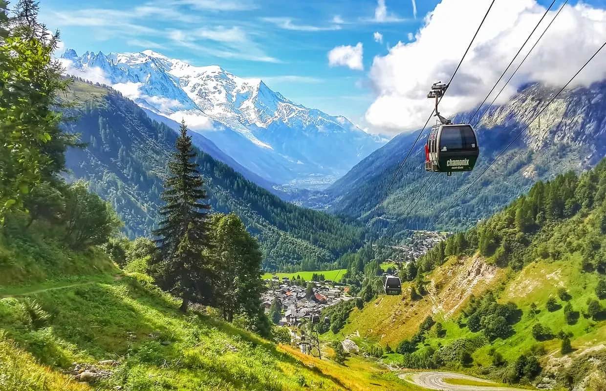 Trajet jusqu'à Chamonix